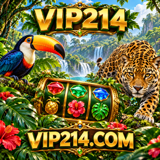 VIP214 · Ilustração de jogo slot, tema jungle