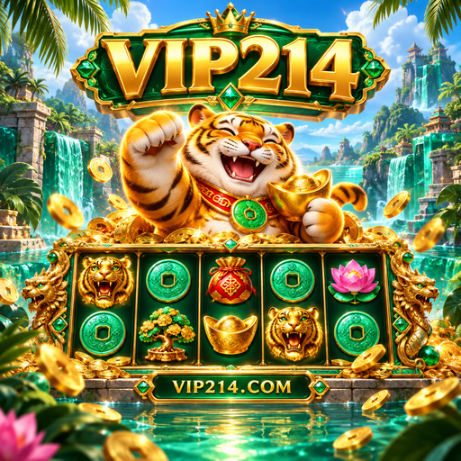 VIP214 · Ilustração de jogo slot, tema tiger