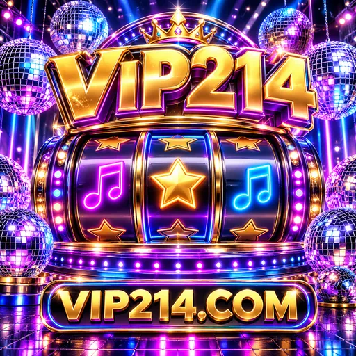 VIP214 · Ilustração de jogo slot, tema disco