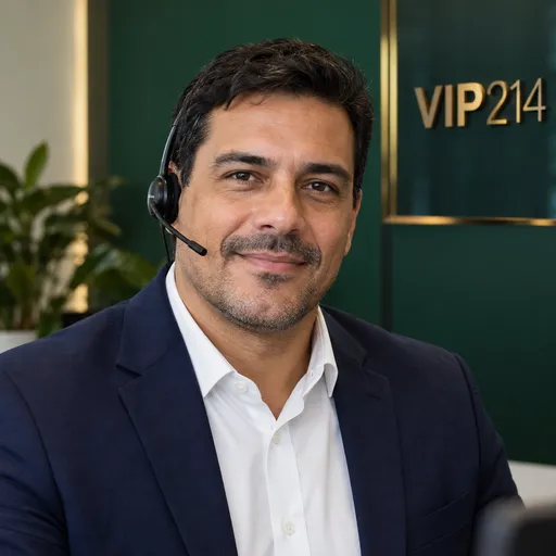 VIP214 · Retrato ilustrativo de adulto brasileiro